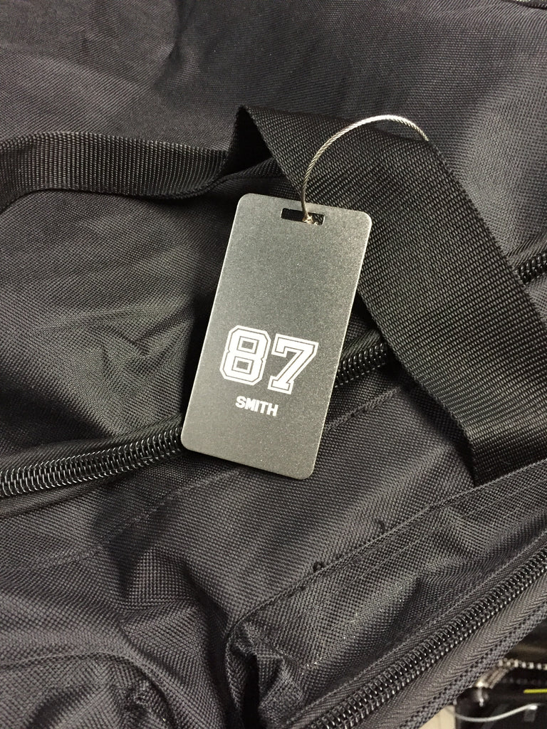 gear tags Full Size Sports Gear Tag – Bespoke Tags
