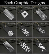 Small Custom Metal Travel Tag - Vintage Style