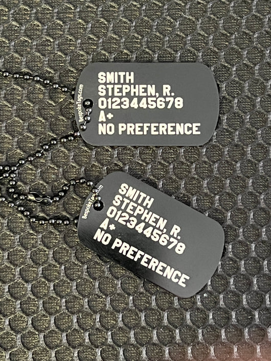 Custom Dog Tag Set